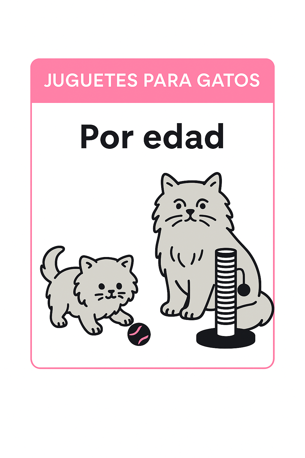 Juguetes para gatos por edad
