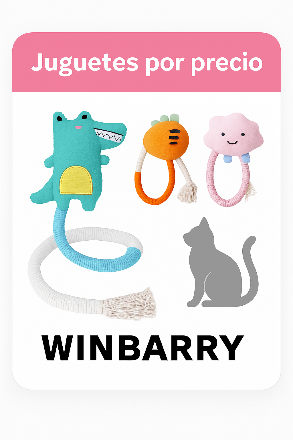 Juguete de cuerda para gato